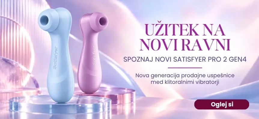 Modri in vijolični stimulatorji klitorisa Satisfyer Pro 2 Gen4, nova generacija najbolje prodajanega klitoralnega vibratorja | Lovesexshop.si sex shop