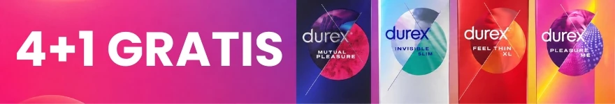 Durex kampanja kondomov: 4+1 gratis – Lovesexshop.si sex shop