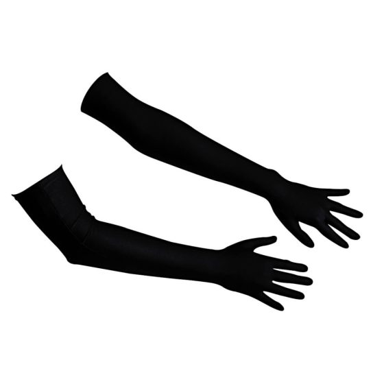 Cottelli - Satenaste rokavice - črne (S-L)