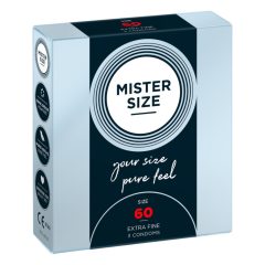 Mister Size tanek kondom - 60 mm (3 kosi)