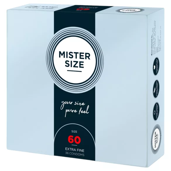 Mister Size - tanki kondomi - 60 mm - 36 kos