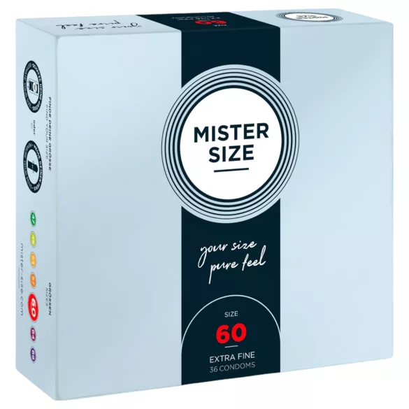 Mister Size - tanki kondomi - 60 mm - 36 kos