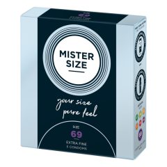 Mister Size tanek kondom - 69 mm (3 kosi)