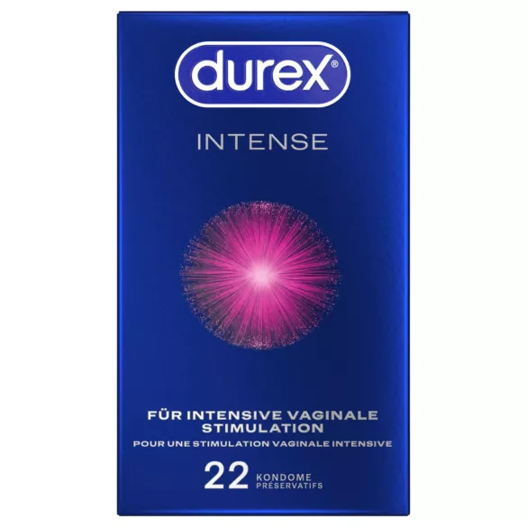 Durex Intense - orgazmični kondomi (22 kosov)