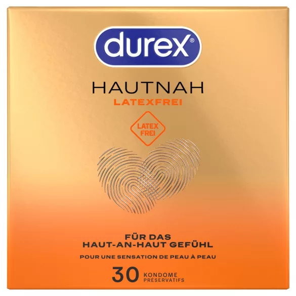 Durex Hautnah - kondomi brez lateksa (30 kos)