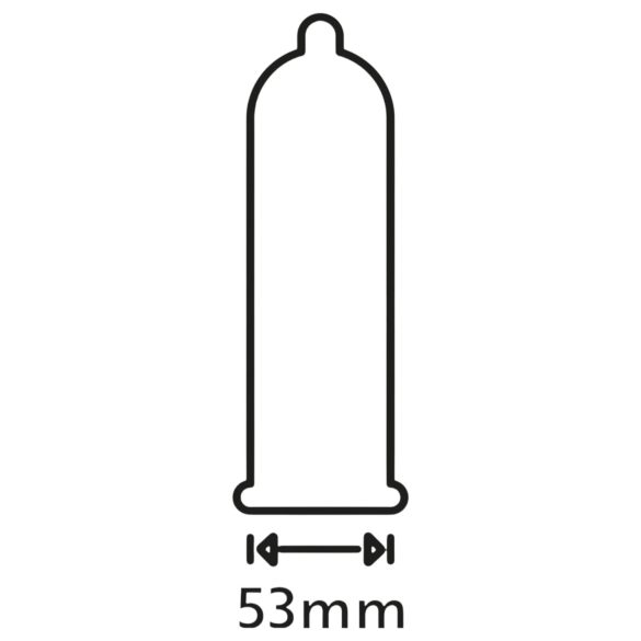 Secura Extra Fun - kondom z izboklinami - 53 mm - 12 kosov