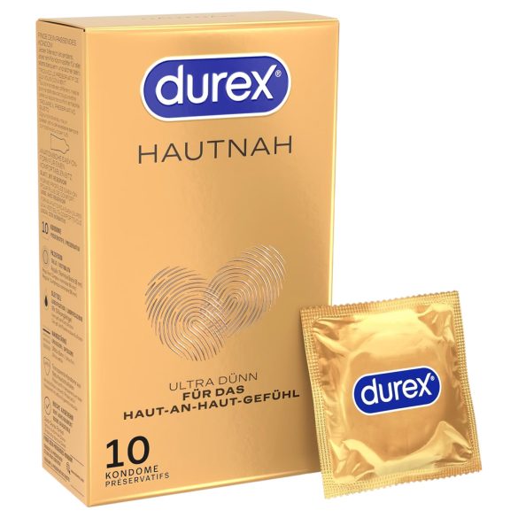 Durex Hautnah - kondomi - izjemno tanki - 10 kos