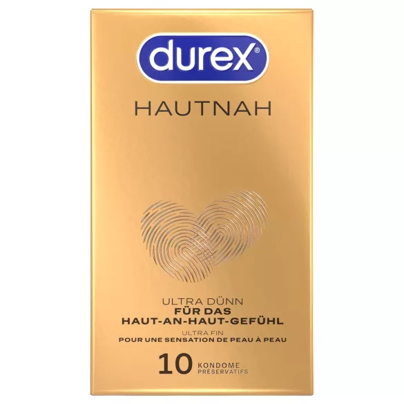 Durex Hautnah - kondomi - izjemno tanki - 10 kos