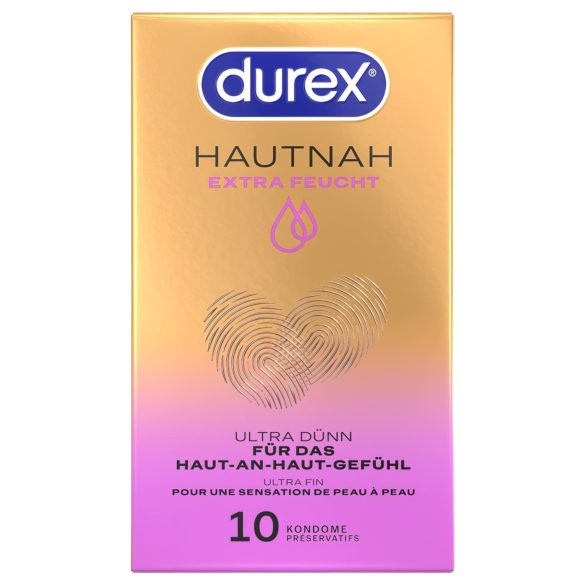 Durex Hautnah - kondomi - dodatno lubrikirani - 10 kos