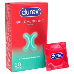 Durex - Slim kondomi (10 kos)