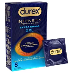 Durex Intensity XXL - kondomi brez lateksa - 8 kos
