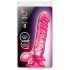 B Yours Basic 8 - realistični dildo s testisi - 23cm - roza