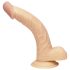 NMC - dildo - upognjen, naraven videz - 19 cm