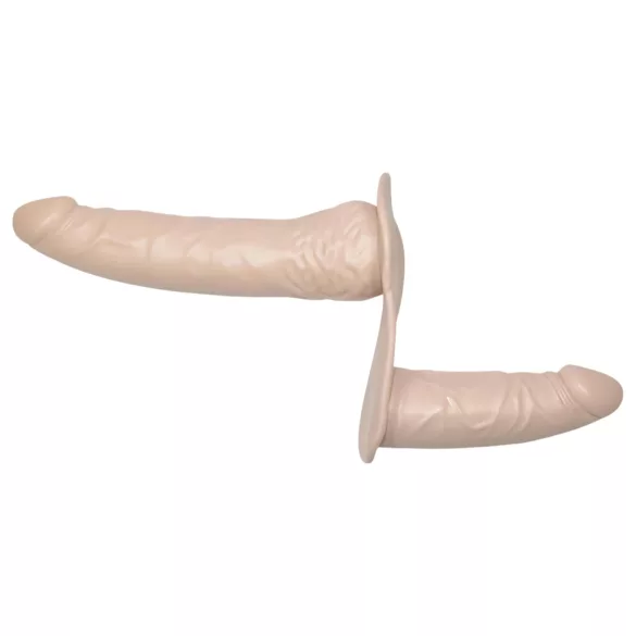 You2Toys - Dvojni strap-on dildo - silikonski
