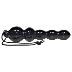 You2Toys Black Jack - analni dildo z izboklinami - črna