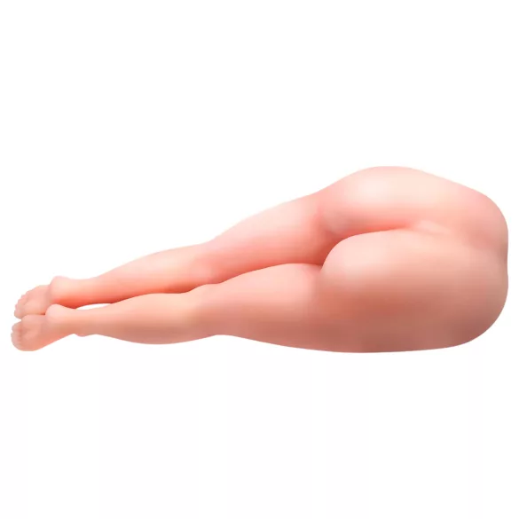 Pipedream - Fuck me silly 3 - ženski masturbator s telesom in nogami (naravna barva)