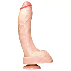   realistixxx - dildo za analni seks - velik XXL - naravna barva