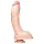 realistixxx - dildo za analni seks - velik XXL - naravna barva
