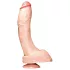 realistixxx - dildo za analni seks - velik XXL - naravna barva