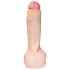 realistixxx - dildo za analni seks - velik XXL - naravna barva