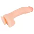 realistixxx - dildo za analni seks - velik XXL - naravna barva