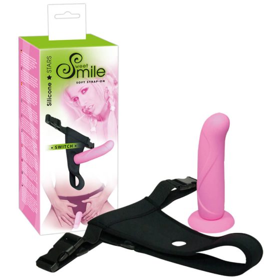 SMILE Switch - pritrdljiv dildo (roza)