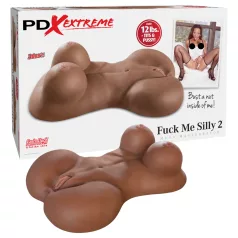   Pipedream Fuck Me Silly Sista - rjav ženski torzo masturbator (5,7 kg)