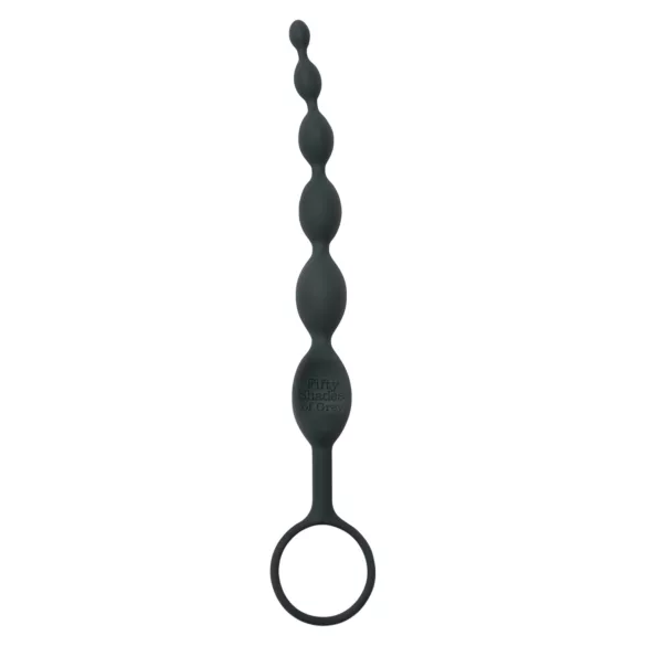 Fifty Shades of Grey - analni dildo z biseri - steklo