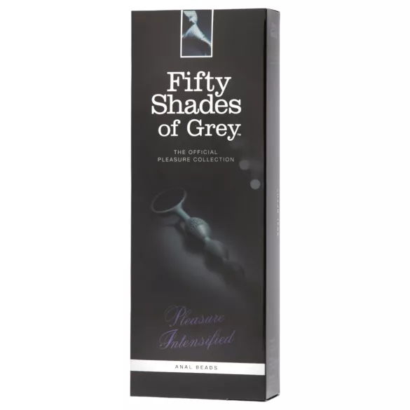 Fifty Shades of Grey - analni dildo z biseri - steklo