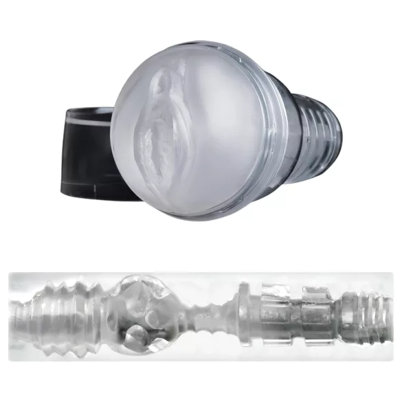 Fleshlight Ice Lady - masturbator vagina prozoren kristalni