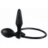 You2Toys True Black - napihljiv analni dilatator - črna