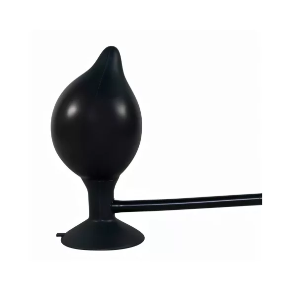 You2Toys True Black - napihljiv analni dilatator - črna