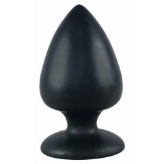 Črni žametni analni stožec - ekstra velik