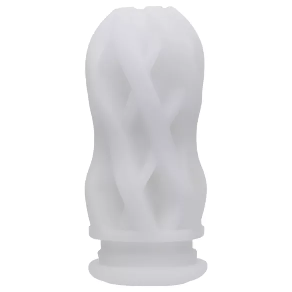 TENGA Air Tech Strong - masturbator z vtisnjeno teksturo - bela