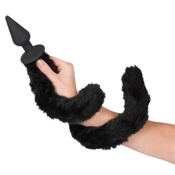 Bad Kitty - analni stožec s prsmi (črn)