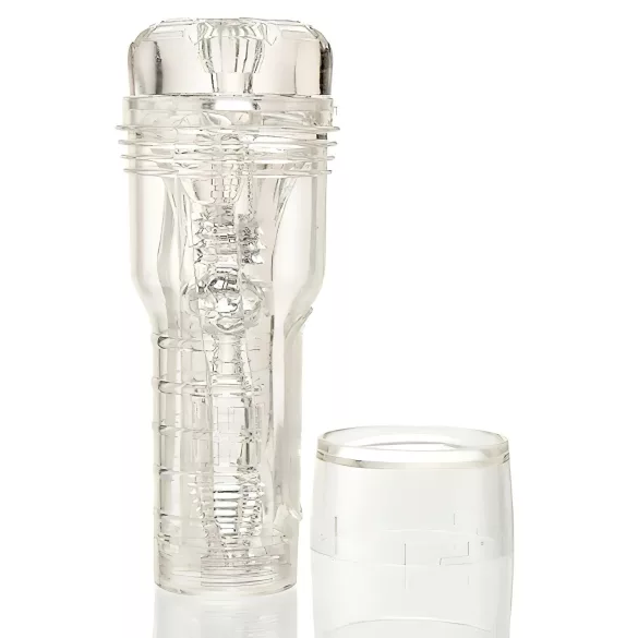 Fleshlight GO Torque - kompaktna masturbator vagina - prozorna