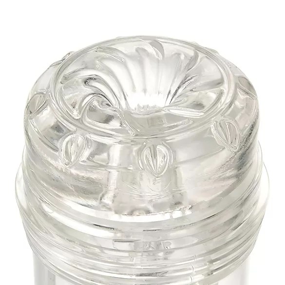 Fleshlight GO Torque - kompaktna masturbator vagina - prozorna