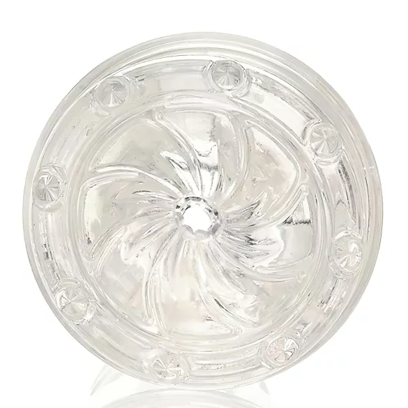 Fleshlight GO Torque - kompaktna masturbator vagina - prozorna