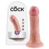 King Cock - dildo - realističen - 15 cm - natur