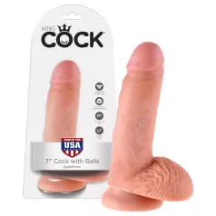 King Cock - dildo z modom - naraven videz - 18 cm