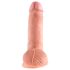 King Cock 7 realistični dildo (18 cm) - naravni