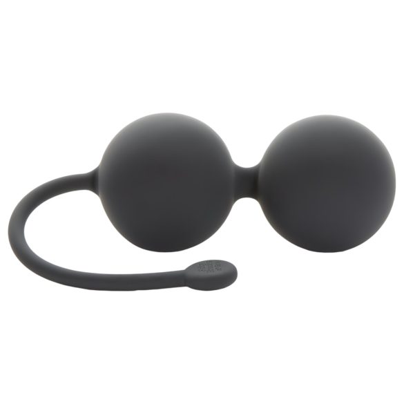 Fifty Shades of Grey - gejša kroglica - dvojna - siva