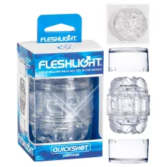   Fleshlight Quickshot Vantage - kompakt moški masturbator - prozoren