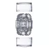 Fleshlight Quickshot Vantage - kompakt moški masturbator - prozoren