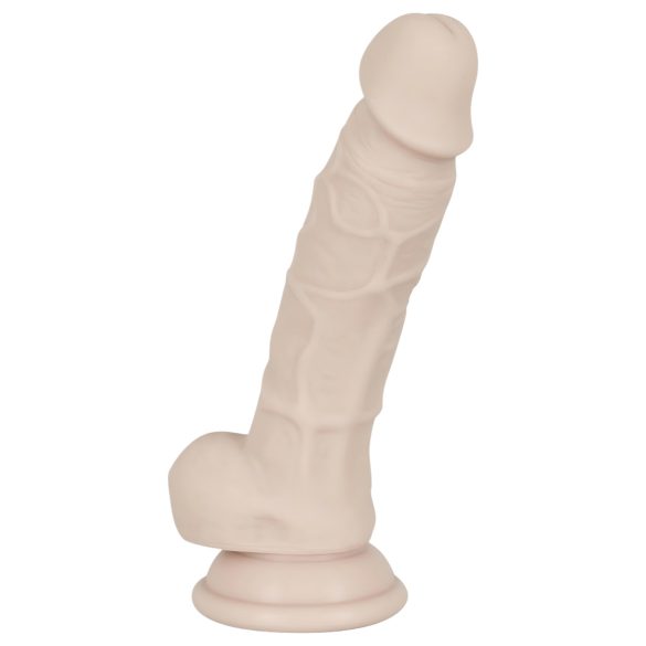 You2Toys - dildo s priseskom - srednja velikost - silikonski - naravna barva