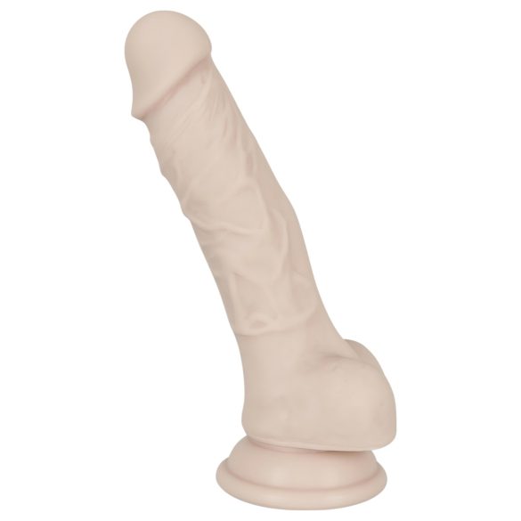 You2Toys - dildo s priseskom - srednja velikost - silikonski - naravna barva