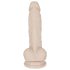 You2Toys - dildo s priseskom - srednja velikost - silikonski - naravna barva