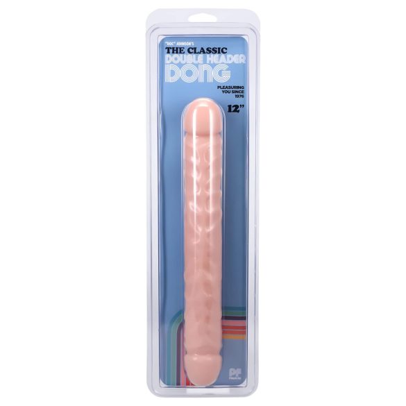 Doc Johnson - dvojni dildo - naturno - 30,5 cm