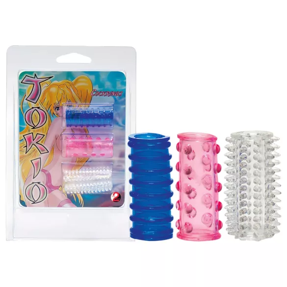 You2Toys - set penis obročkov - raztegljivi, 3 kosi