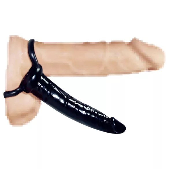 You2Toys - analni dildo - posebna oblika - črn